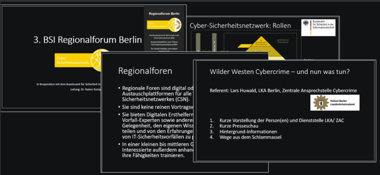 Auszug aus Auriscon regionalforum